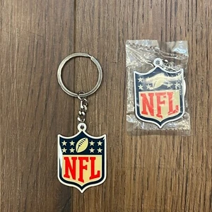 NFL - National Football League - Shield Logo Metal Key Ring Keychain - BRAND NEW - Picture 1 of 3