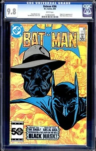 BATMAN #386 CGC 9,8 PÁGINAS BLANCAS!! 1ª MASCARILLA NEGRA (¡NUEVA PELÍCULA AVES RAPACES!) - Imagen 1 de 1