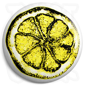 The Stone Roses - Lemon Logo - 25mm Indie Button Badge with Fridge Magnet Option