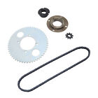 T8f Chain Sprocket Kit Steel 116 Link Drive Chain With Toothless Freewheel 5`New