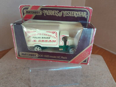 MATCHBOX  MODELS OF YESTERDAY  Y-30  AC MACK  MODELE 1920  WITH BOX - Image 1 of 4