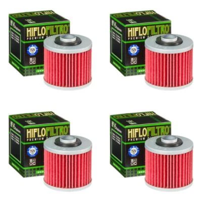 4 x Filtro de aceite Hiflo HF145 Premium Yamaha XVS650 V-Star Custom (EE. UU.) EE. UU. 02-16 Foto 1 de 3