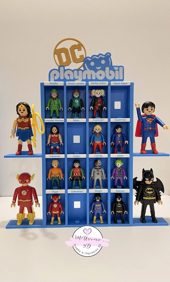 Estantería para Playmobil | Expositor figuras | Vitrina miniaturas | Kinder |DC - Imagen 1 de 1