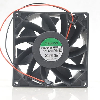 1PC  92×92×38MM 2Pin Inverter Cooling Fan  PMD2409PMB1-A 24V 12.2W - Image 1 of 4