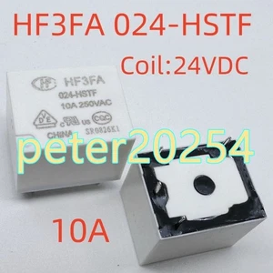 5PCS New HF3FA 024-HSTF 10A Coil:24V 4-pin Relay #TT - Picture 1 of 1