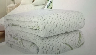 Almohadilla protectora de colchón de rayón de bambú TWIN XL IMPERMEABLE refrigeración silenciosa Foto 1 de 4