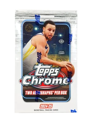 2024/25 TOPPS CHROME BASKETBALL HOBBY BOX - Image 1 of 4