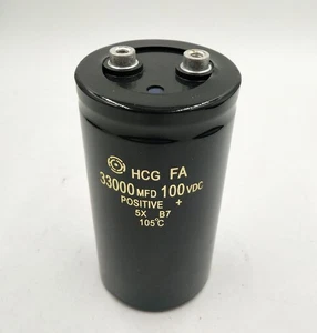 For Hitachi HCG FA 33000UF 100V electrolytic capacitor 65X120mm 105°C - Bild 1 von 4