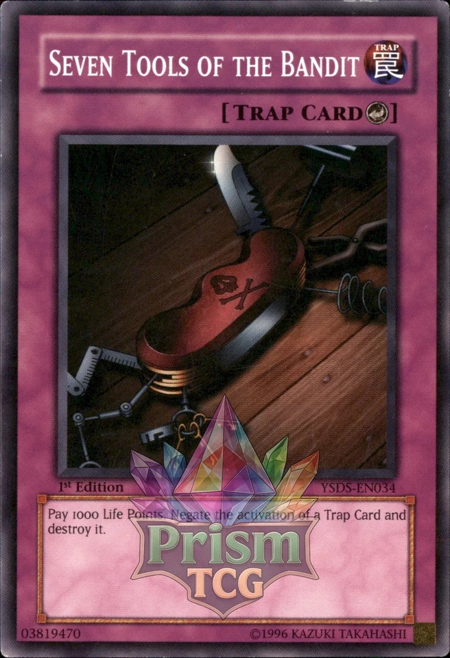 1st Ed Seven Tools of the Bandit YSDS-EN034 Yugioh - Image 1 of 1