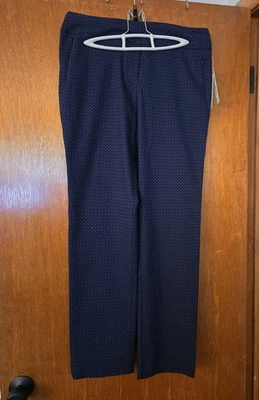Margaret M Slimming Pant Navy Print Women’s Size Large NWT - Image 1 of 4
