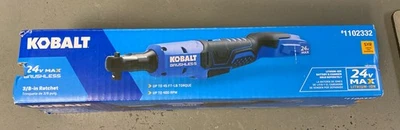 Kobalt 24V 3/8" Brushless Cordless Ratchet Wrench 1102332 Tool Only KRW-224B-03 - Image 1 of 4