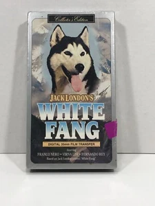 Jack London's White Fang - Collector's Edition - VHS NEW Shelf Wear - Picture 1 of 5