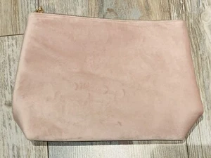 Feel Unique Hellrosa Velours Make-up Toiletten Tasche Handtasche Beutel_Samt - Bild 1 von 2