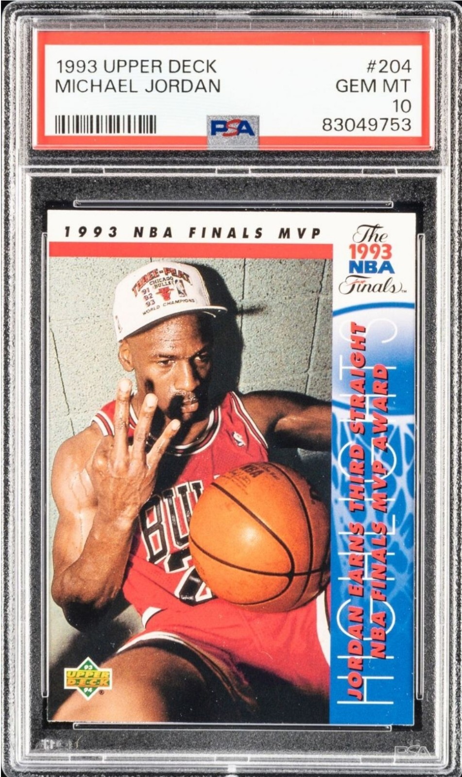 michael jordan upper deck 1993 nba finals