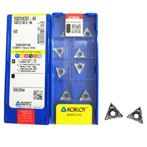 HERRAMIENTA CNC insertos de carburo KORLOY TCGT110202-AK H01 - Imagen 1 de 4
