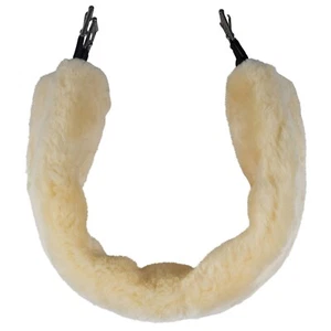 HORZE Harleigh Genuine Sheepskin Girth Tube - Girth Cover - Off-White - 24" - Picture 1 of 3