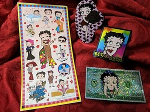 Vintage Betty Boop Stickers 1998 King Features Syndicate inc. Fleischer studios - Picture 1 of 15