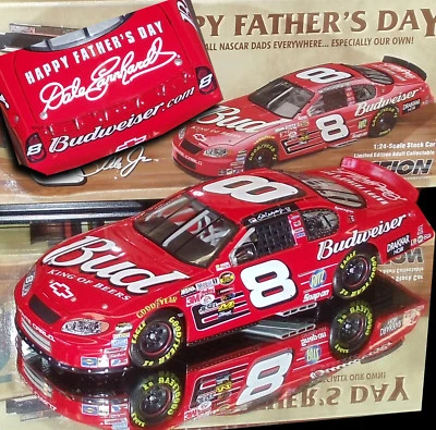 DALE WONHARDT JR 2004 DÍA DEL PADRE BUDWEISER ACCIÓN 1/24 NASCAR DIECAST Foto 1 de 3