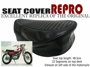 YAMAHA SEAT COVER DT100 DT125 DT175 A/B 1974 1975 *HEAT PRESSED SEMI-DUAL [DRTP] - Picture 1 of 5