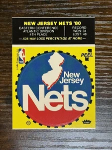 1979-80 Fleer New Jersey Nets Sticker - Bild 1 von 2