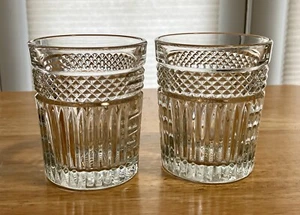2 LIBBEY GLASS CO, USA - Radiant Double Old Fashioned 12oz Glasses - Picture 1 of 5