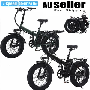 Electric Bicycle Ebike 48V 1500W E-Mountain Bike Fat Tire 20"x4.0" 15Ah battery - Picture 1 of 14