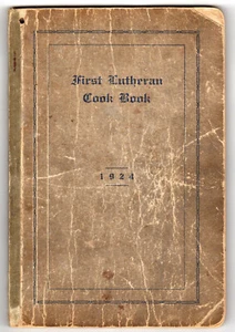 First Lutheran Cook Book - Krumbine-Spindler Bible Class, Dayton, OH - 1924 - Picture 1 of 2