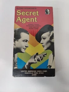 Alfred Hitchcock's Secret Agent  VHS VCR Video Tape Movie New Sealed  P Lorre - Picture 1 of 6