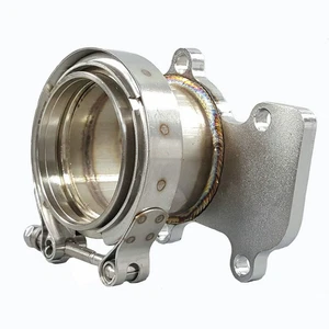 2.5" Turbo Pipe Flange V-band Clamp Adaptor For Cummins Holset WH1C HX35 HX35W - Picture 1 of 5