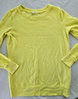 Women's Size Small Gap Maternity Yellow Long Sleeved Sweatshirt, Maternity Top - Image 1 of 4