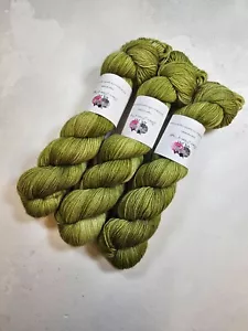 SW Merino Alpaca Nylon yarn, 4-ply, fingering weight, 100 g, LICHEN - Picture 1 of 4