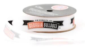 Georgia Bulldogs Ribbon - Licensed By Offray - Made In USA