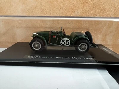 NO SPARK MG PA Midget #55 10th 24 Heures du Mans 1935 1/43 M.C.M. TRES RARE - Photo 1/4
