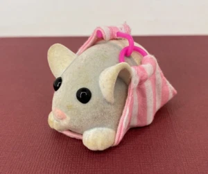 Cepia 2009 ☆ Zhu Zhu Pets Babies ☆ Flocked Hamster Mouse Roller Ball Figure - Picture 1 of 7