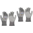  2 Pairs Sichere Handschuhe Arbeitsschutz Schneidehandschuhe Schnittschutz