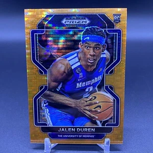#/49! 🚨2022-23 Panini Prizm Jalen Duren RC Detroit Pistons Rookie #58 Orange 🍊 - Picture 1 of 4