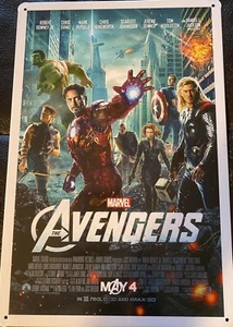 Marvel The Avengers Blechschild. Neu aus Paket. 11 5/8 X 7 3/4. - Bild 1 von 6