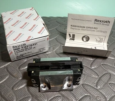 REXROTH R165119421 BLOQUE CORREDOR RODAMIENTO CS Foto 1 de 4