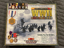 WWII Collection 5 PC CD-ROM New Sealed History Air Warrior Shootout War Open Box