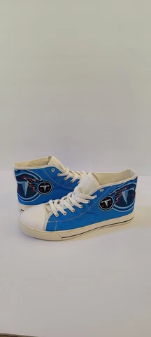 Tennessee Titans Converse Hightop Style Woman's Shoes Cover