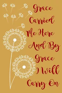 STENCILITEM 8905 AK 12"x18"- GRACE CARRIED ME HERE -REUSABLE STENCILS - Picture 1 of 1