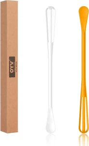 Mini Whisk & Spoon Set - 2Pc 8.5In BPA Free - Mixing, Beating, Blending - Picture 1 of 12