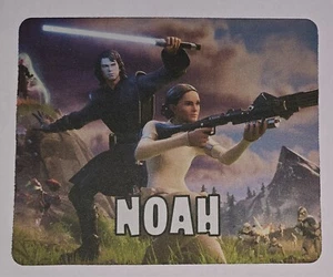 Personalised Fortnite Marvel Starwars mouse mat / pad any name 5MM Extra Thick - Picture 1 of 3
