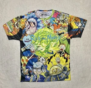 Erwachsene Schwimmen Rick and Morty Universum T-Shirt Herren Größe Small Polyester Brandneu - Bild 1 von 10