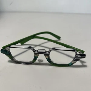 Halbrund Punkt Brille Grün - Bild 1 von 5
