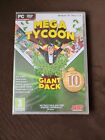 Mega Tycoon Compilation, Includes 10 PC Games New & Sealed  STOCKING STUFFERS 