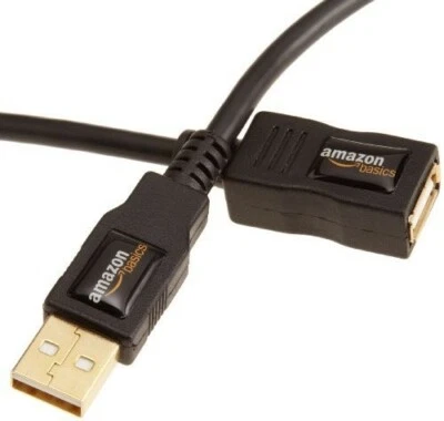 AmazonBasics 7GUU 3m USB 2.0 A-Male to A-Female Extension Cable - Image 1 of 3