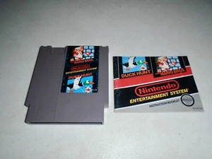 Super Mario Bros/Duck Hunt & manual (original label/round seal) ☆☆ Authentic NES - Picture 1 of 3