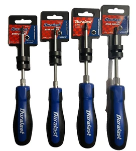Juego de destornilladores Duralast Torx Star Driver T10, T25, T27, T30, mango ergonómico  - Imagen 1 de 2