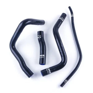 Black For 2001-2004 Suzuki GSXR1000 K1 K2 K3 K4 Silicone Radiator Coolant Hose - Picture 1 of 7
